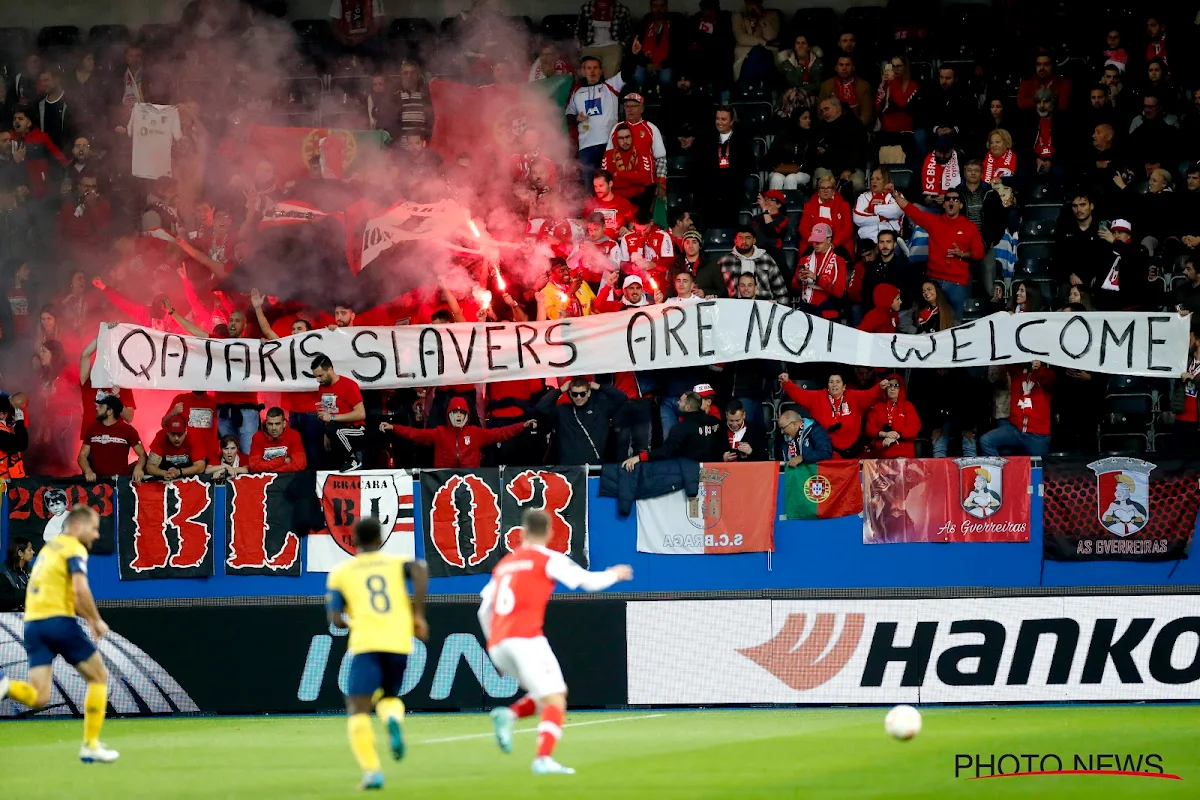 📷 Les supporters de Braga grondent envers le Qatar