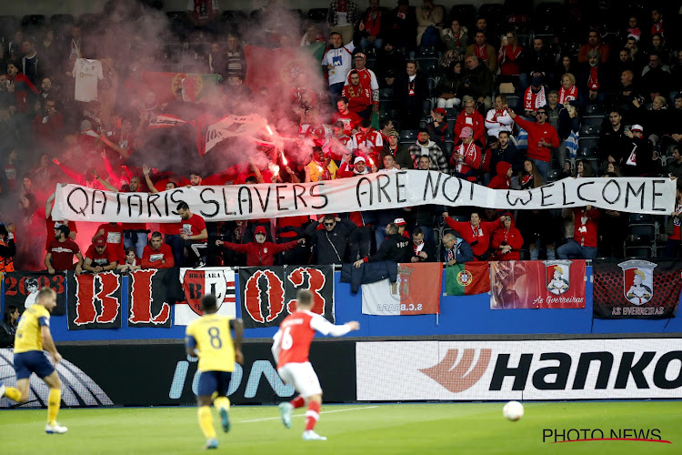 🎥 📷 Avondje Leuven van Braga: protest tegen 'Qatarese slavendrijvers', Union Europese overwintering zien vieren