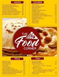 The Food Corner menu 3