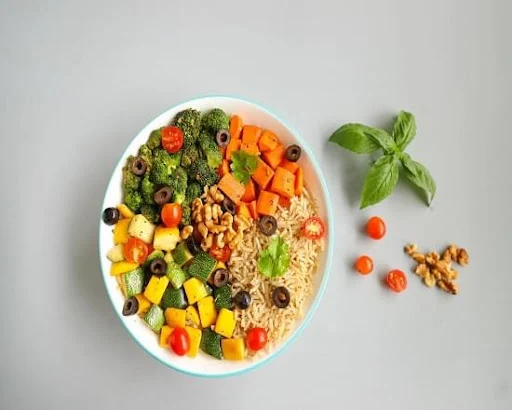 Roasted Veggies + Brown Rice Bowl