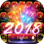 Happy New Year 2018 keyboard  Icon