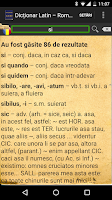 Dicționar Latin Român Screenshot
