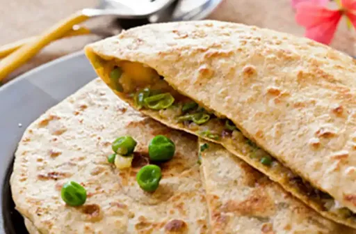 2 Matar Paratha