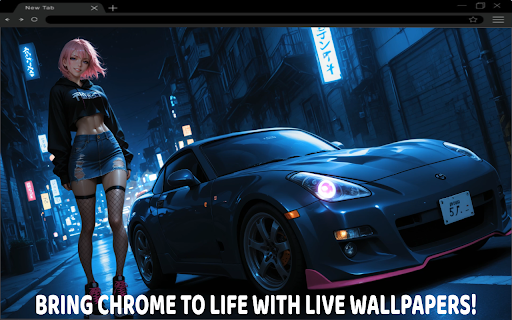 Night Rider Nissan 350Z Live Wallpaper