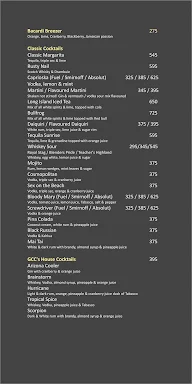 Poolside Cafe - GCC Hotel & Club menu 2