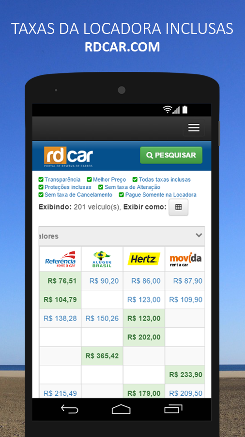 RDCar Aluguel de Carros Screen 2