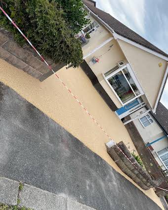 Block paving and resin bound album cover