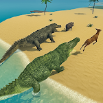 Cover Image of Скачать Crocodile Family Simulator Games 2019 1.0 APK