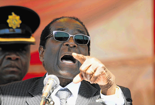 File picture of Robert Mugabe