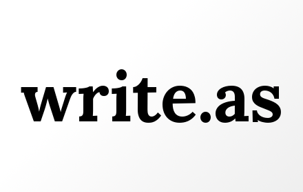 Write.as small promo image