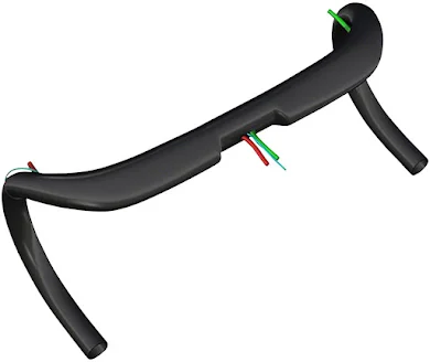 Deda Elementi Superzero DCR Drop Handlebar - Aluminum - 31.7mm - Black - Internal Cable Routing alternate image 0
