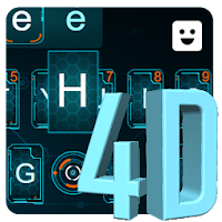 Hologram 4d Keyboard Theme