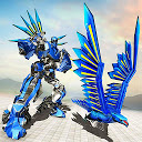 تنزيل Flying Falcon Robot Car Transforming Game التثبيت أحدث APK تنزيل