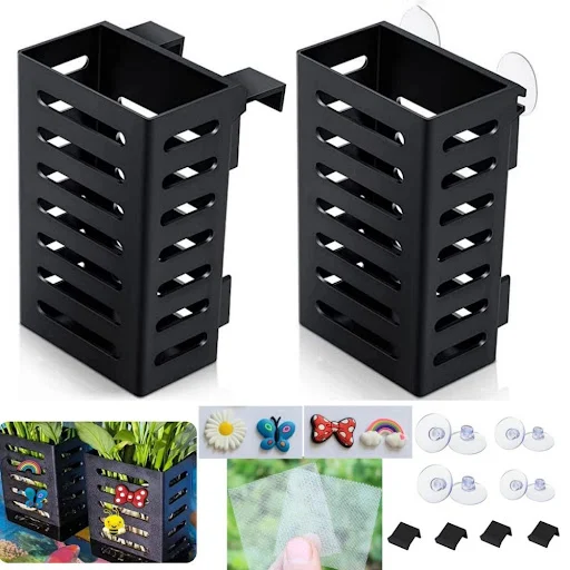 Durable Plant Hydroculture Rack Aquarium Plant Holder Landscaping Basin Cute Fish Tank Plant Cup Floating Aquarium Decor