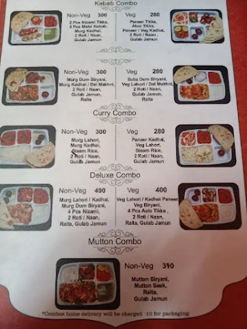 Kareem's menu 