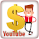 How to earn money with Youtube icon