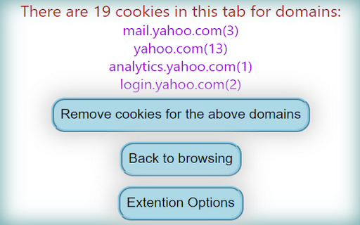 Remove Current Tab Cookies