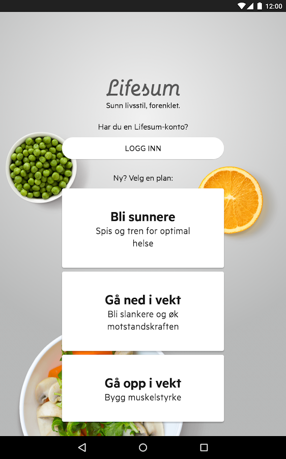   Lifesum – Kaloriteller-skjermdump 