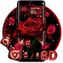 Red rose Glass Theme 1.1.5 APK Télécharger