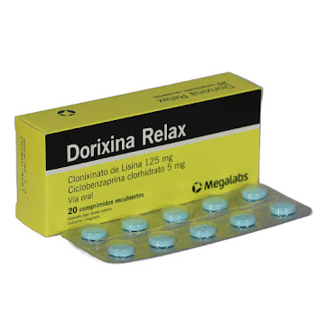 Dorixina Relax Clonixinato de Lisina + Ciclobenzaprina 125mg/5mg Megalabs Caja x 20 Comprimidos  