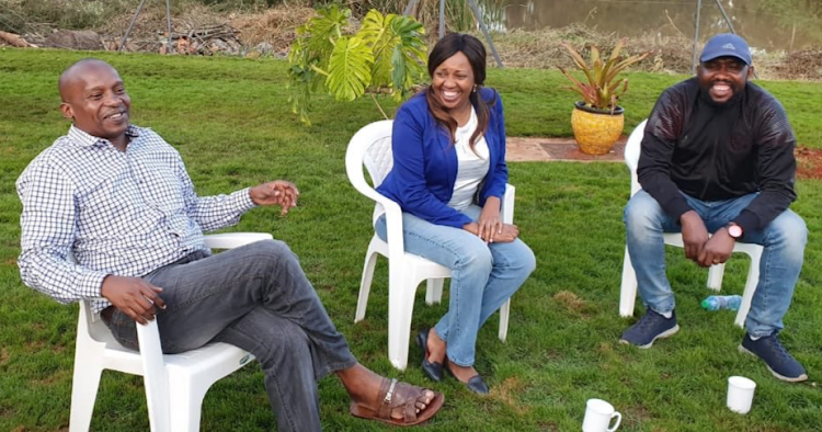 Former Senate Deputy Speaker Kithure Kindiki, Nakuru Senator Susan Kihika and her Elgeyo Marakwet counterpart Kipchumba Murkomen