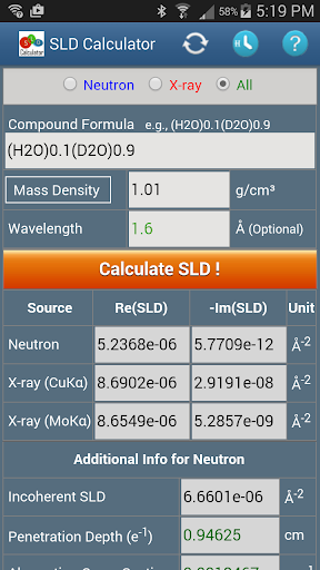 SLD Calculator