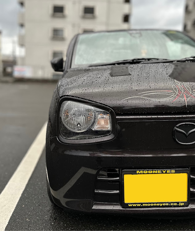 キャロルのアルト HA36S・キャロルという名のアルト・ピンストライプ・雨ですが何か？に関するカスタム事例の投稿画像3枚目