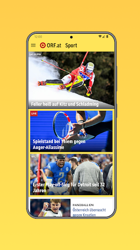 Screenshot ORF.at Sport