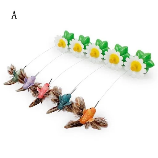 The Flower Pet Cat Toys Cat Pet Toy New Pet Toy Electric Butterfly Flying Around