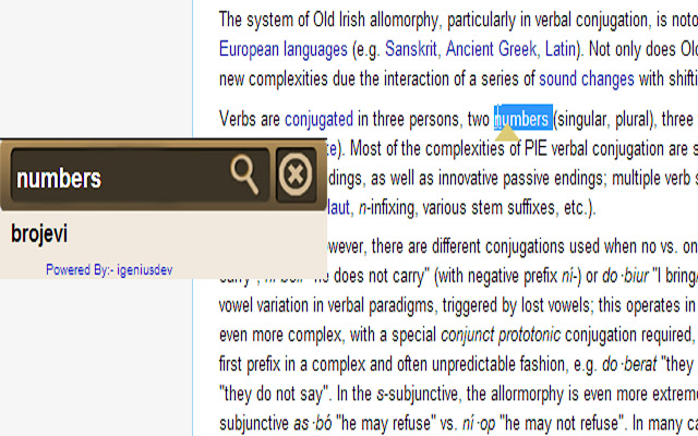 Croation Dictionary