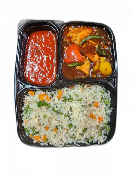 Paneer Chilly Gravy + Fried Rice Combo