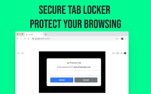 Secure Tab Locker - Domain Password Protection
