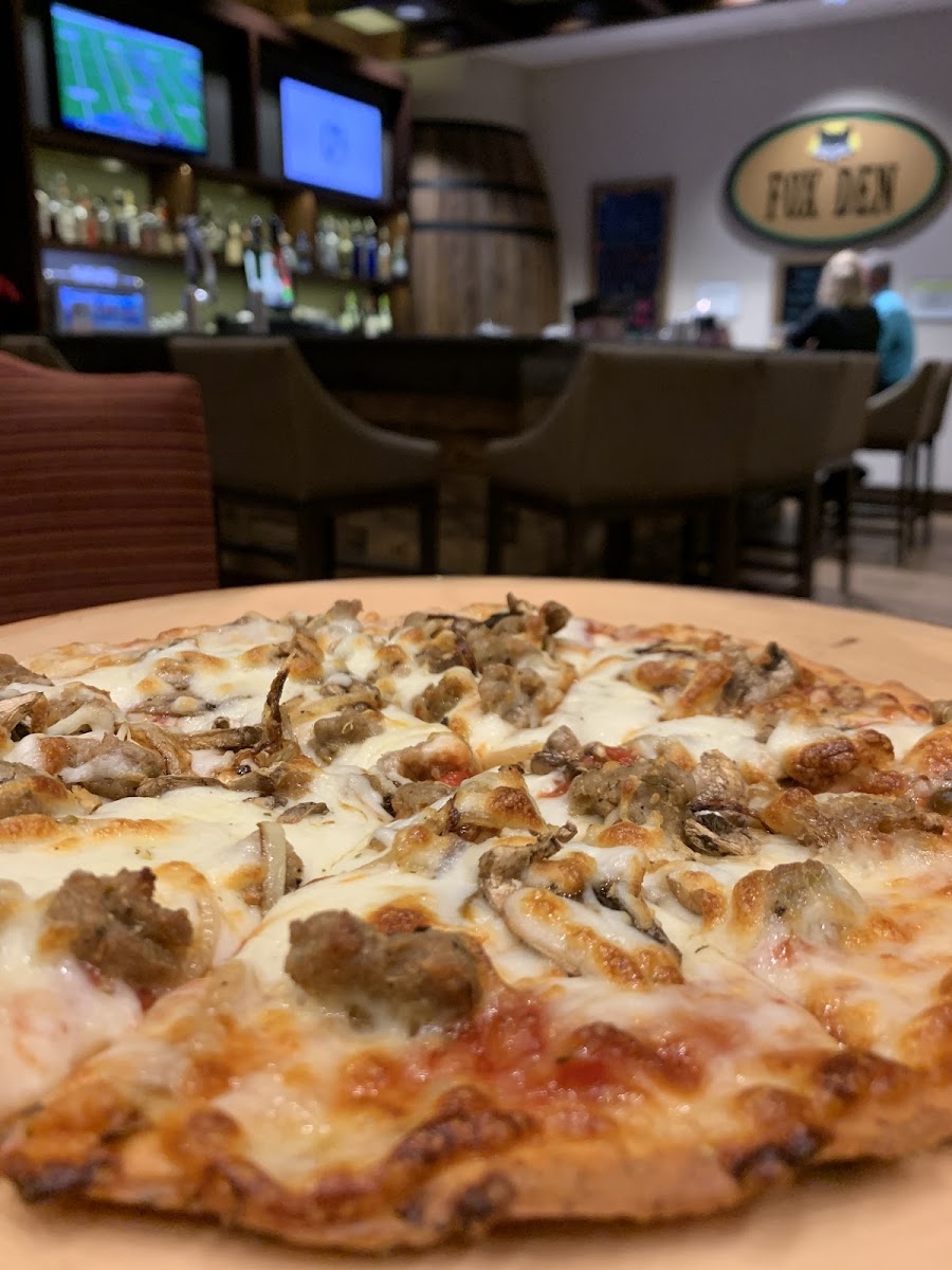 Gluten-Free Pizza at Black Fox Lodge