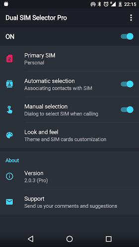Dual SIM Selector Pro 2.0.7 APK