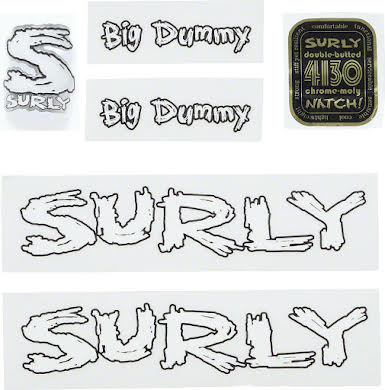 Surly Big Dummy Frame Decal Set with Headbadge alternate image 0