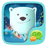 Snowy Teddybear GO SMS Apk