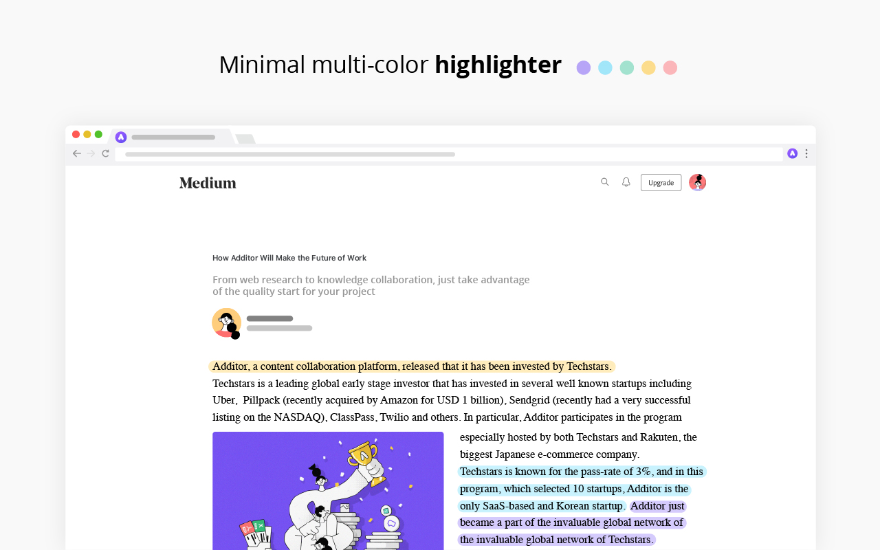 Additor - Highlight & organize into notes Preview image 3