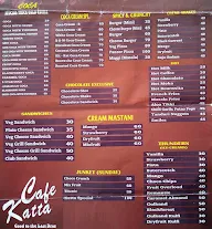 The Cafe Katta menu 1