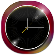 3D Black Clock  Icon