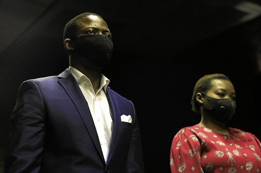 Shepherd Bushiri and his wife Mary during an earlier court appearance in SA. File photo.