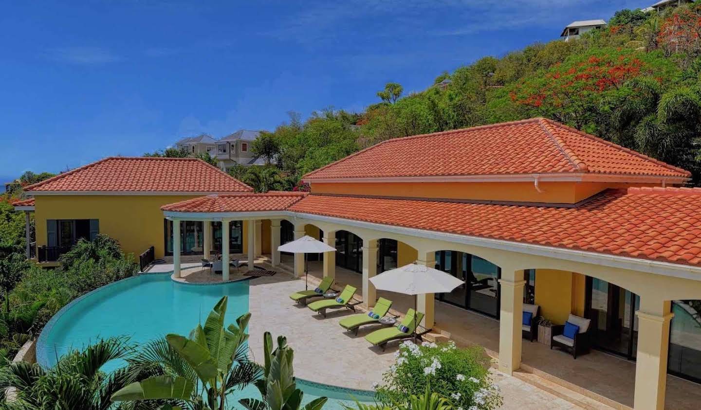 Villa avec piscine et terrasse Tortola