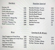 Riders Cafe menu 1