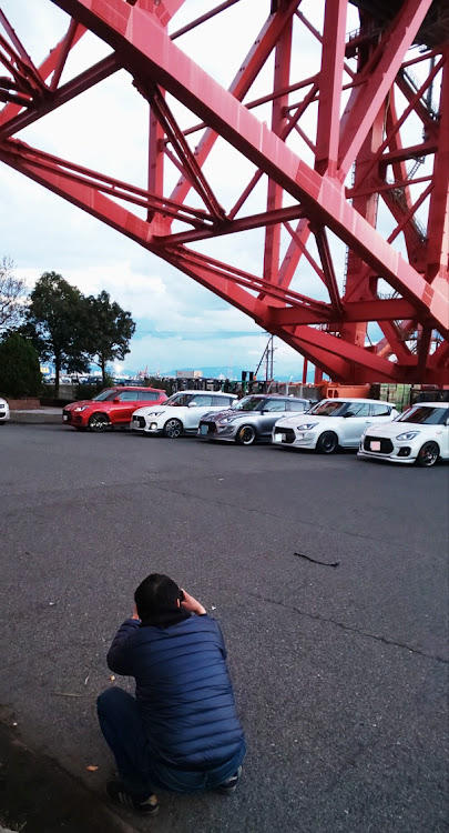 スイフトスポーツの大阪レトロカー万博・懐かしい！！マツダ車🍙・裏ナナガン・コスモスポーツ・初愛車～😆🧡に関するカスタム事例の投稿画像3枚目