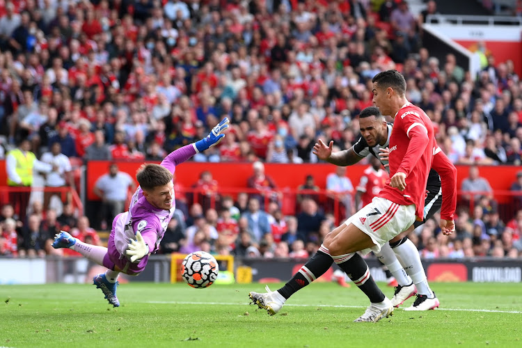 Cristiano Ronaldo scored two goals in his first match on his return to the Manchester United.