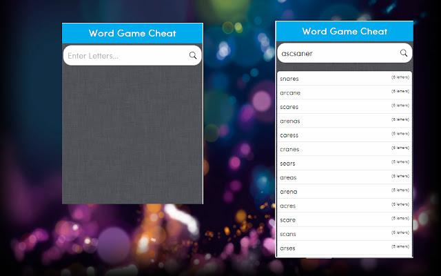 Word Battle Cheat chrome extension