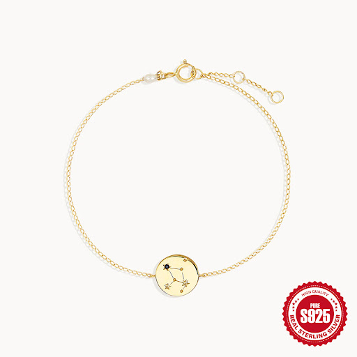 Title 11, S925 Sterling Silver Daily Twelve Constellation...