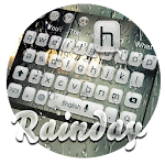 Cover Image of ดาวน์โหลด Rain Glass Keyboard 10001003 APK