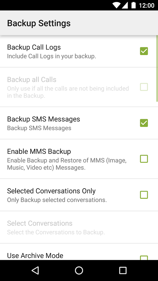    SMS Backup & Restore- screenshot  