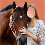 Cover Image of Baixar Horse With Girl Photo Suit 1.5 APK