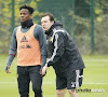 Batshuayi tout sourire à l’entrainement des Diables ce matin